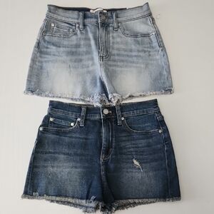 VS PINK Denim Distressed Women Shorts